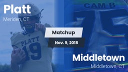 Matchup: Platt vs. Middletown  2018
