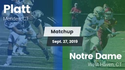 Matchup: Platt vs. Notre Dame  2019