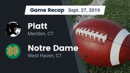 Recap: Platt  vs. Notre Dame  2019