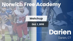 Matchup: Norwich Free Academy vs. Darien  2016