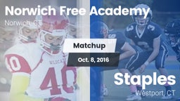 Matchup: Norwich Free Academy vs. Staples  2016