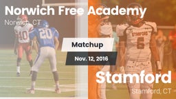 Matchup: Norwich Free Academy vs. Stamford  2016