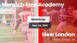 Matchup: Norwich Free Academy vs. New London  2016