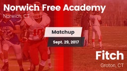Matchup: Norwich Free Academy vs. Fitch  2017