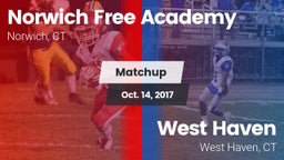 Matchup: Norwich Free Academy vs. West Haven  2017