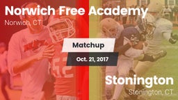Matchup: Norwich Free Academy vs. Stonington  2017