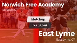 Matchup: Norwich Free Academy vs. East Lyme  2017