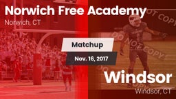 Matchup: Norwich Free Academy vs. Windsor  2017