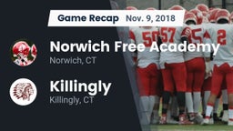 Recap: Norwich Free Academy vs. Killingly  2018