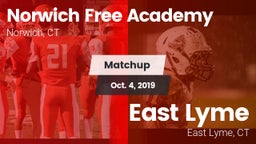Matchup: Norwich Free Academy vs. East Lyme  2019