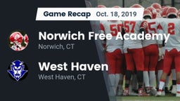 Recap: Norwich Free Academy vs. West Haven  2019