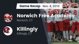 Recap: Norwich Free Academy vs. Killingly  2019