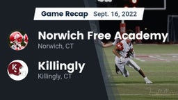 Recap: Norwich Free Academy vs. Killingly  2022