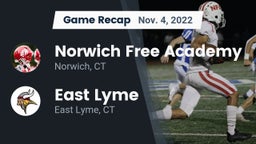 Recap: Norwich Free Academy vs. East Lyme  2022