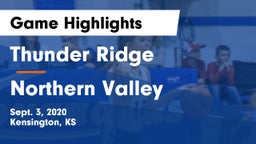 Thunder Ridge  vs Northern Valley   Game Highlights - Sept. 3, 2020