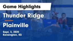 Thunder Ridge  vs Plainville Game Highlights - Sept. 3, 2020