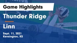 Thunder Ridge  vs Linn Game Highlights - Sept. 11, 2021
