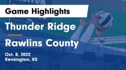 Thunder Ridge  vs Rawlins County  Game Highlights - Oct. 8, 2022