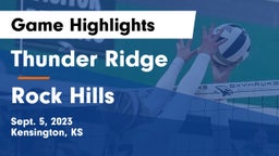 Thunder Ridge  vs Rock Hills  Game Highlights - Sept. 5, 2023