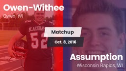 Matchup: Owen-Withee vs. Assumption  2016