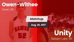 Matchup: Owen-Withee vs. Unity  2017