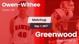 Matchup: Owen-Withee vs. Greenwood  2017