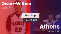 Matchup: Owen-Withee vs. Athens  2017