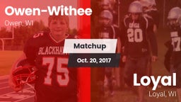 Matchup: Owen-Withee vs. Loyal  2017