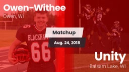 Matchup: Owen-Withee vs. Unity  2018