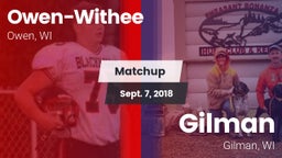 Matchup: Owen-Withee vs. Gilman  2018
