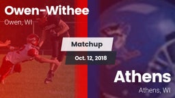 Matchup: Owen-Withee vs. Athens  2018