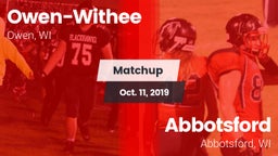 Matchup: Owen-Withee vs. Abbotsford  2019