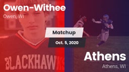 Matchup: Owen-Withee vs. Athens  2020