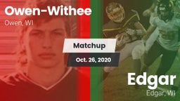 Matchup: Owen-Withee vs. Edgar  2020