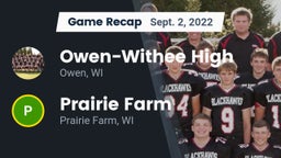 Recap: Owen-Withee High vs. Prairie Farm  2022