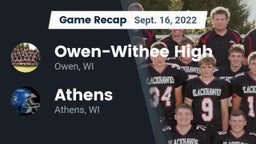 Recap: Owen-Withee High vs. Athens  2022