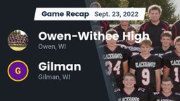 Recap: Owen-Withee High vs. Gilman  2022