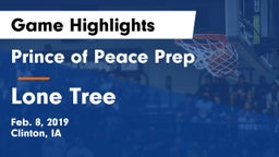 Prince of Peace Prep  vs Lone Tree  Game Highlights - Feb. 8, 2019