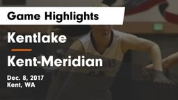 Kentlake  vs Kent-Meridian Game Highlights - Dec. 8, 2017