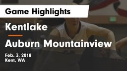 Kentlake  vs Auburn Mountainview  Game Highlights - Feb. 3, 2018