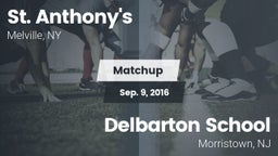Matchup: St. Anthony's vs. Delbarton School 2016