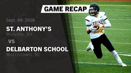 Recap: St. Anthony's  vs. Delbarton School 2016