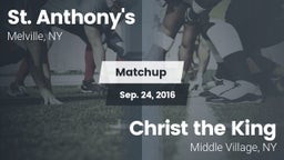 Matchup: St. Anthony's vs. Christ the King  2016