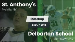 Matchup: St. Anthony's vs. Delbarton School 2018