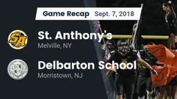 Recap: St. Anthony's  vs. Delbarton School 2018