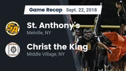 Recap: St. Anthony's  vs. Christ the King  2018
