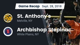 Recap: St. Anthony's  vs. Archbishop Stepinac  2018