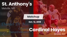 Matchup: St. Anthony's vs. Cardinal Hayes  2018