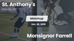 Matchup: St. Anthony's vs. Monsignor Farrell 2018