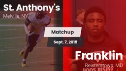 Matchup: St. Anthony's vs. Franklin  2019